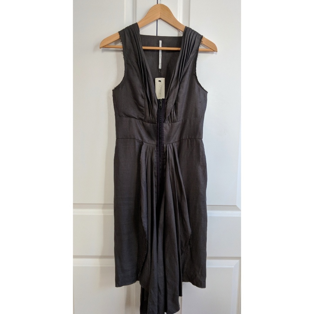 NWT TopShop Linen ZipUp Dress